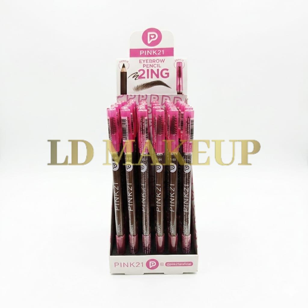 LAPIZ Y CEPILLO PARA CEJAS PINK21 CS6598