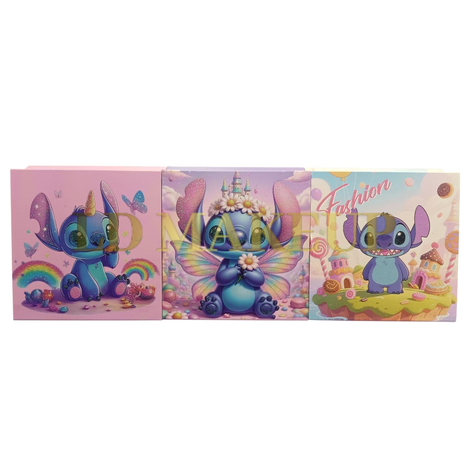 Paletas de sombras x9 tonos Stitch variadas