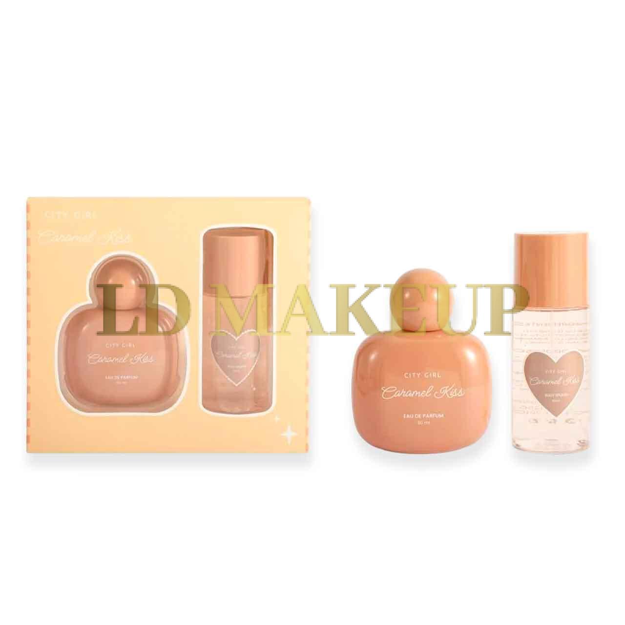 Kit perfume + body splash Caramel kiss YT2569 City Girl