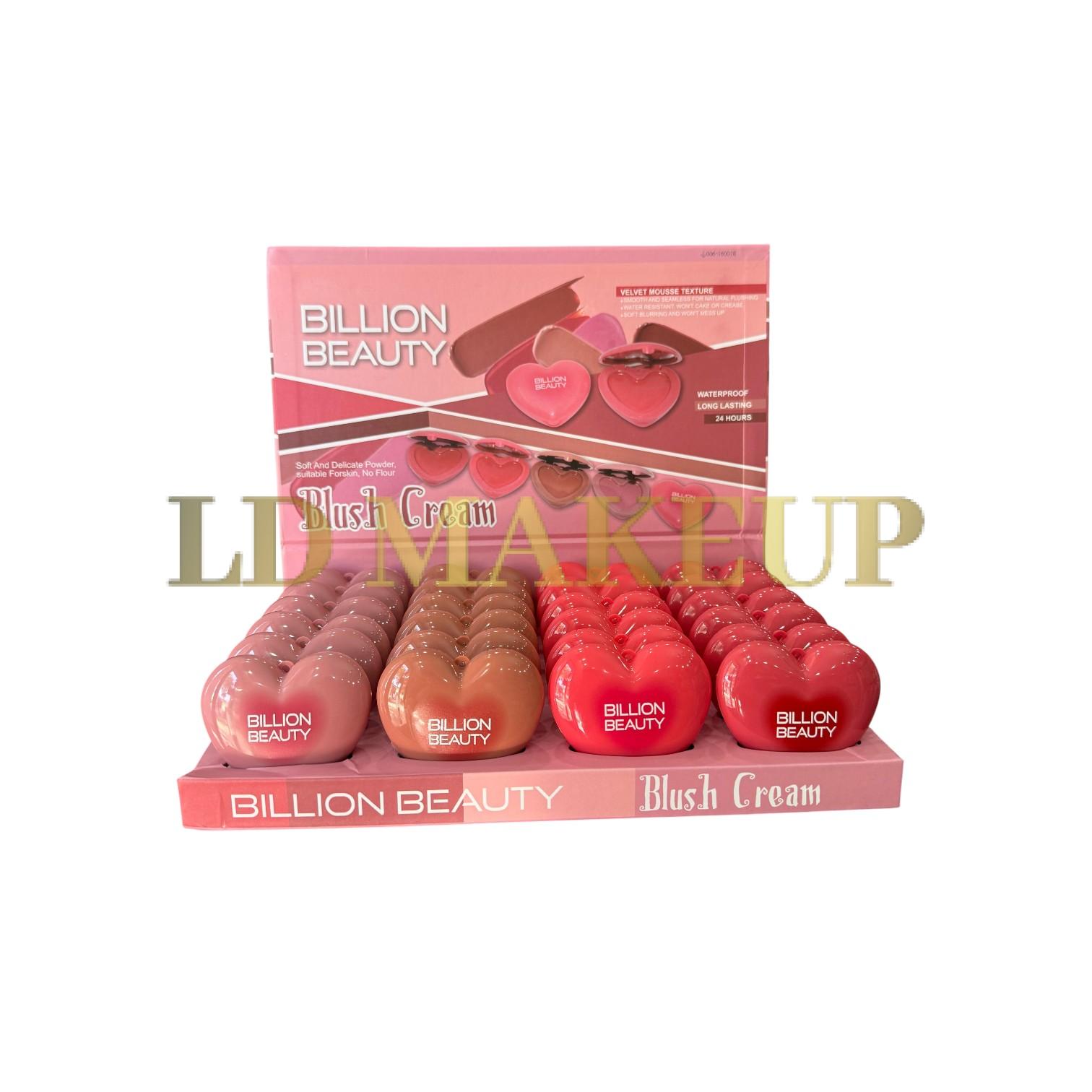 Rubor en crema corazon Billion Beauty B10091