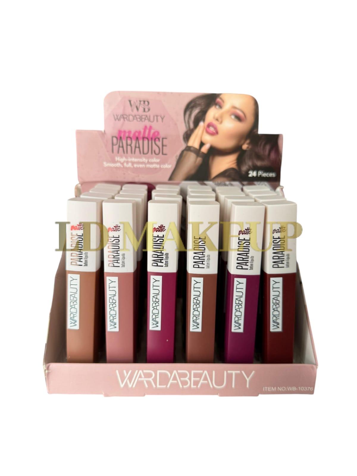 Labial liquido matte Paradise WardaBeauty 10376