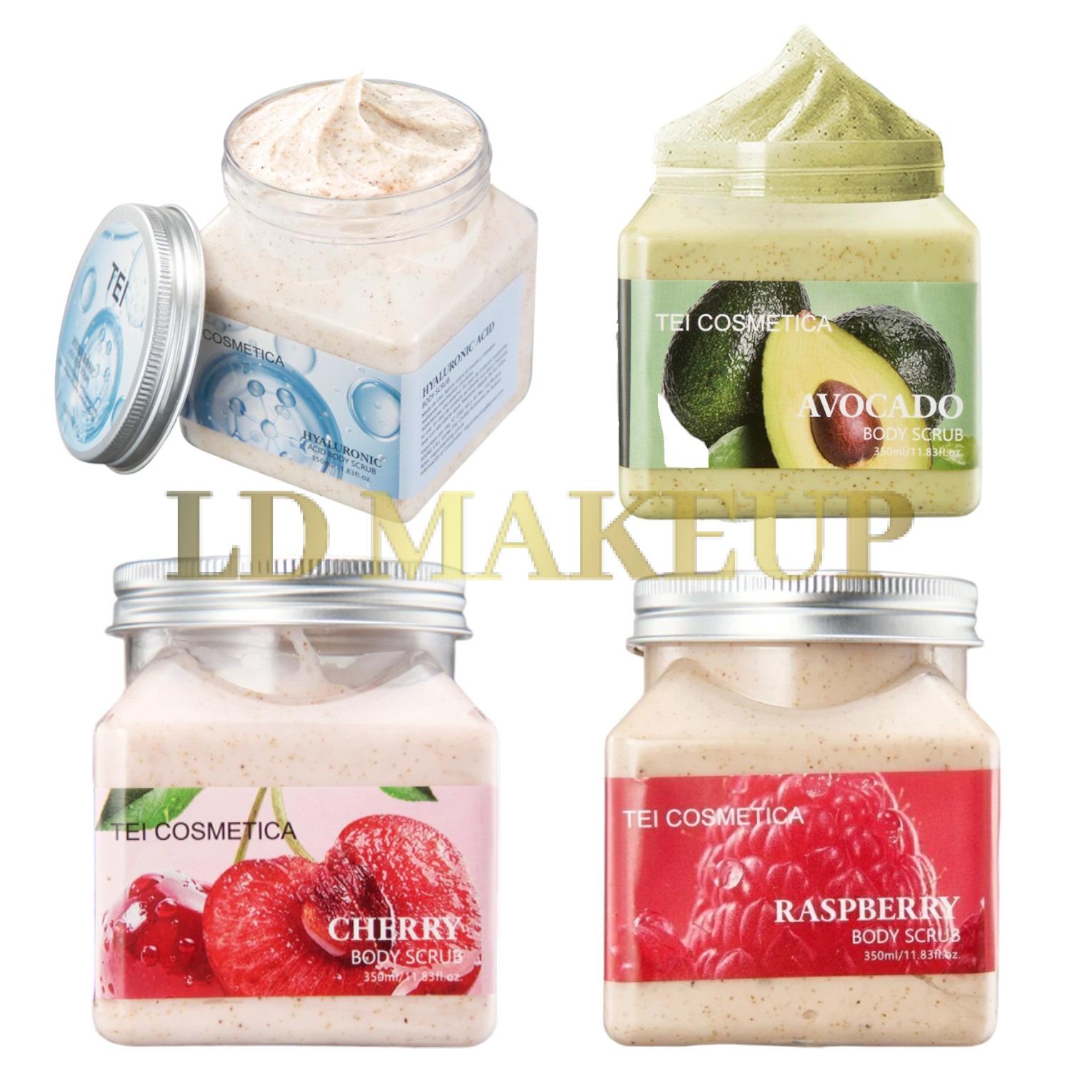 EXFOLIANTE PARA EL CUERPO BODY SCRUB (1 DE CADA AROMA) TEI