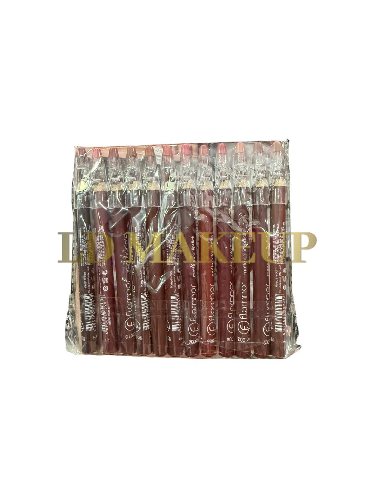 Delineador para labios nude flormar X PAQUETE DE 12 zma-8350-6-1