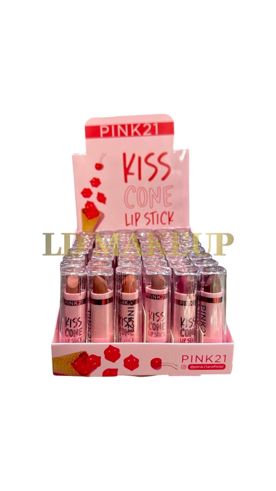 Labial en barra kiss cone stick Pink 21 cs4347 grupo A POR MAYOR