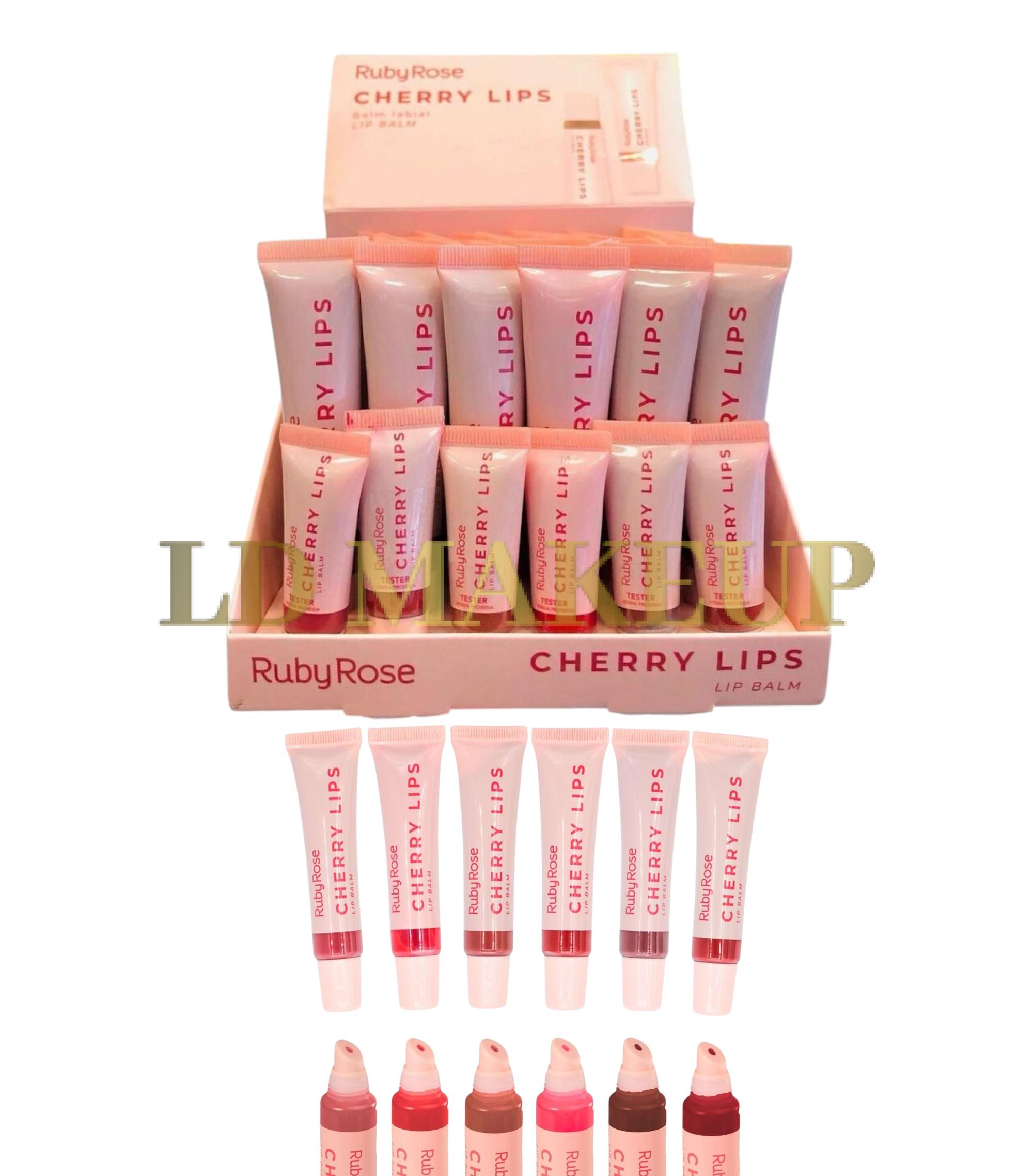 Lip Balm Cherry Lips Ruby rose Rosa