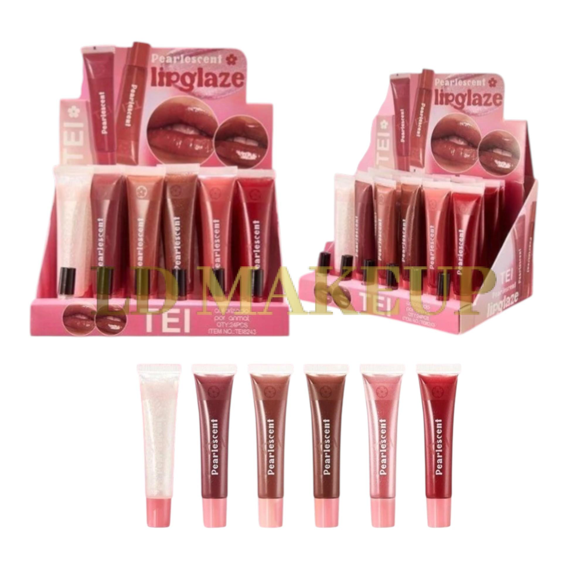 Lip gloss pomo Pearlescent lip glaze TEI 8243