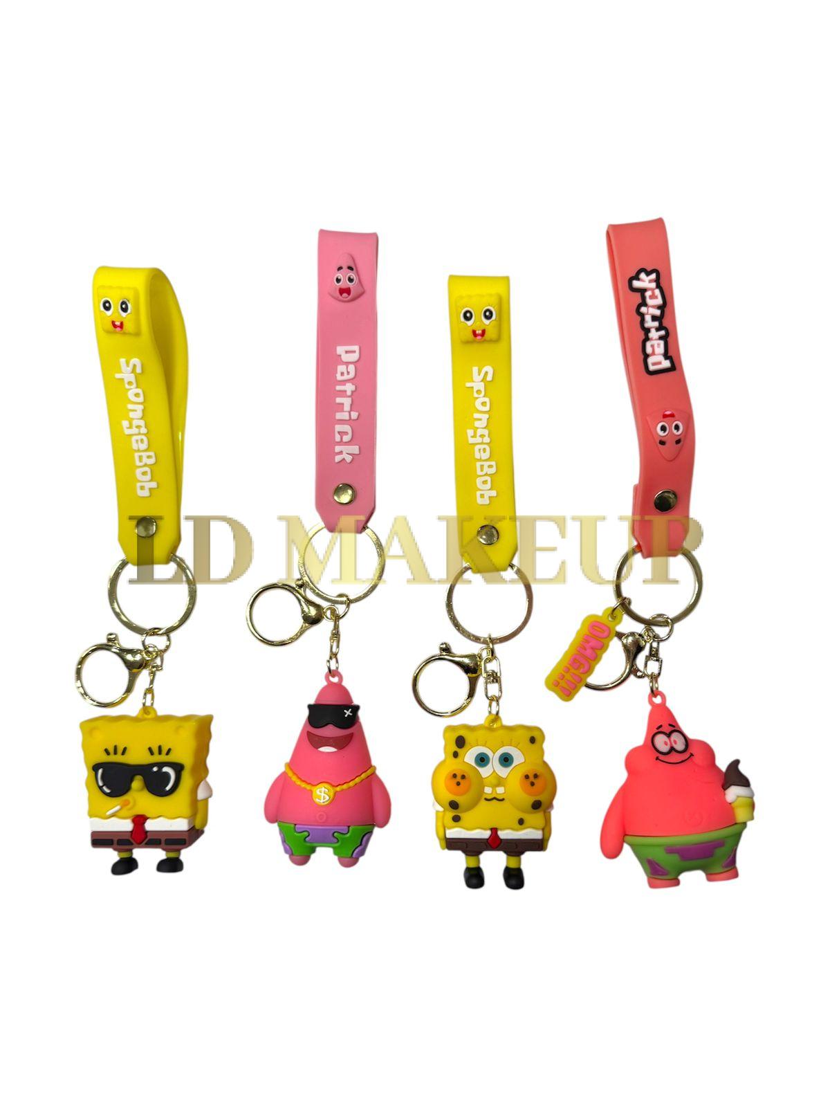 Llaveros Bob Esponja/Patricio surtidos sin elección