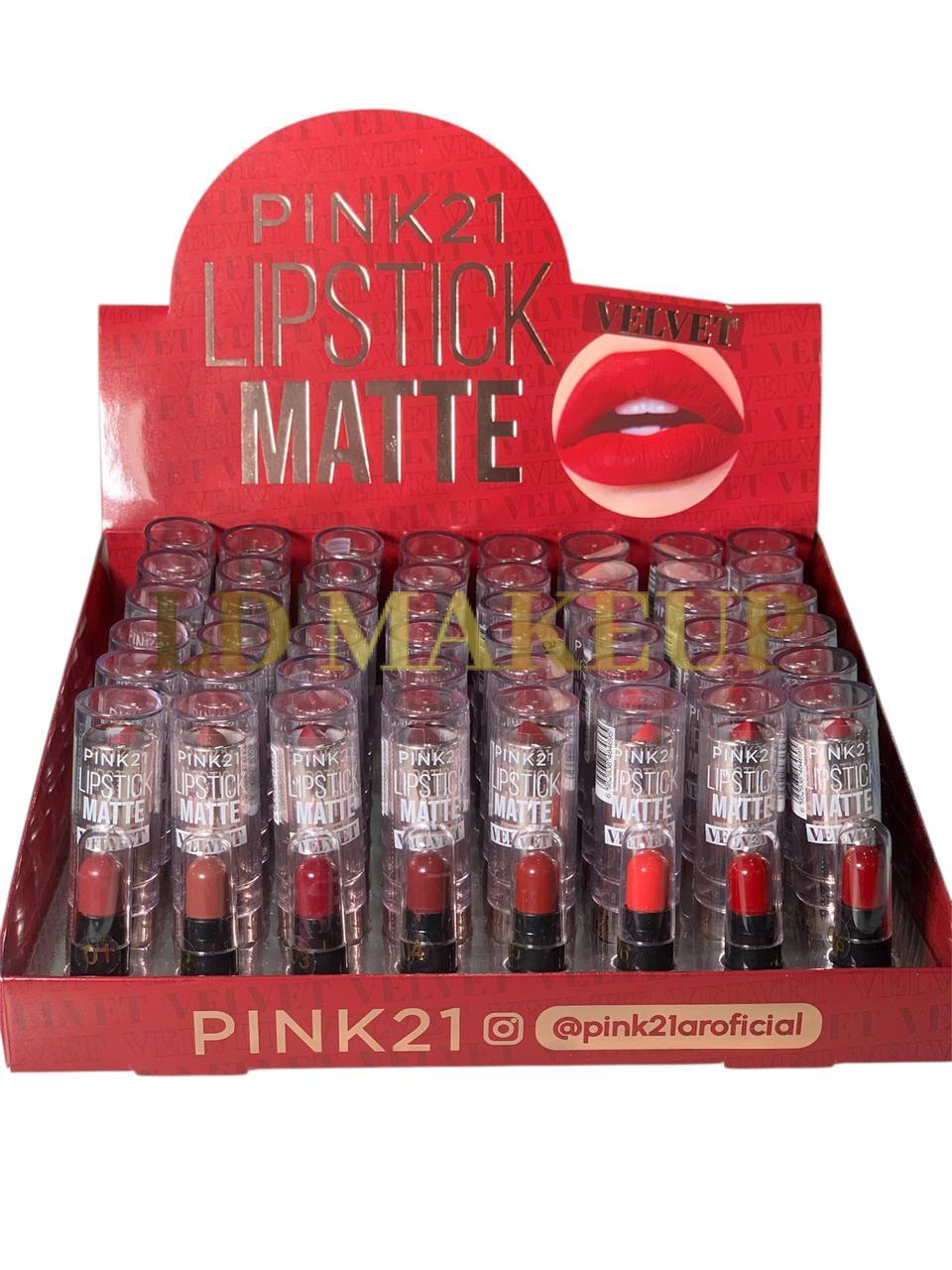 Labial en Barra matte velvet Pink 21 CS5432 POR MAYOR