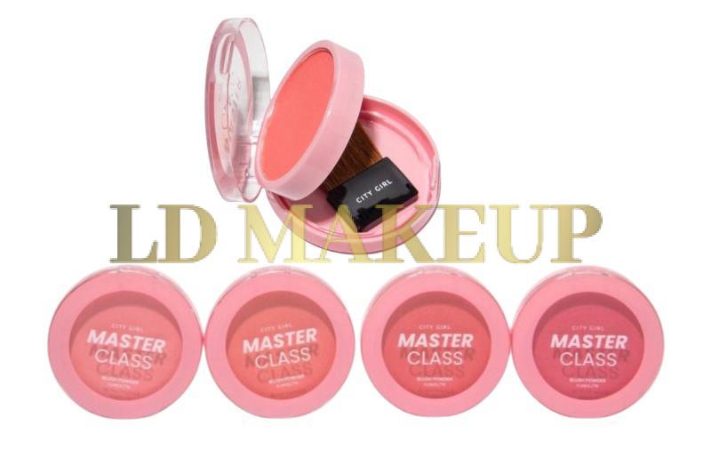 Rubor en polvo con aplicador Master Class City Girl RL-F6606 POR MAYOR