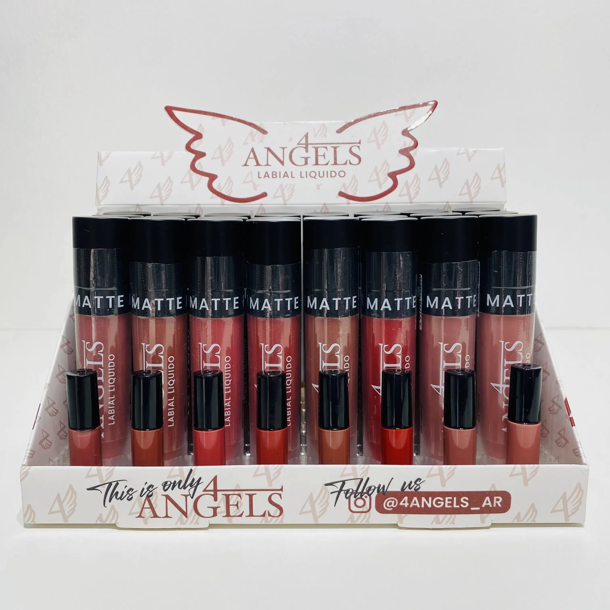 Labial liquido matte 4 Angels POR MAYOR ar1057