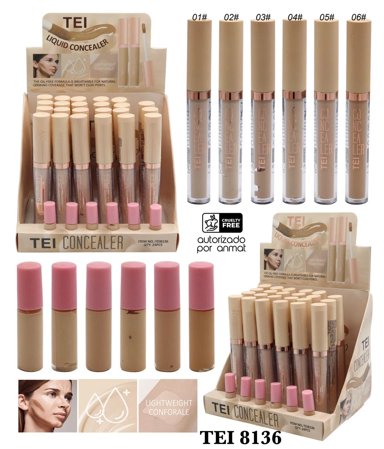 Corrector liquido Tei 8136 POR MAYOR