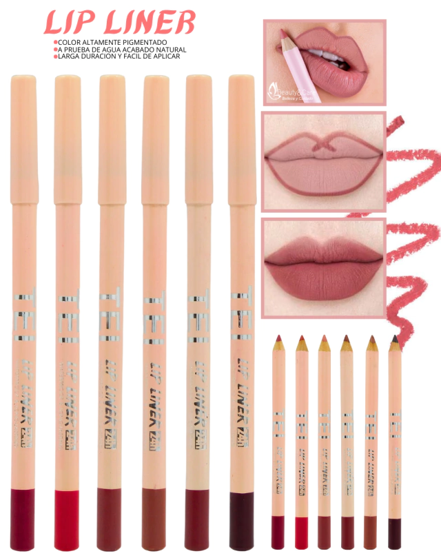 Delineador de labios Lip liner 24h Tei POR MAYOR 8062