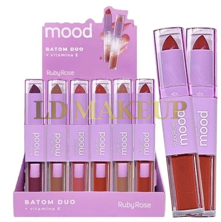 Labiales duo batom mood Ruby Rose POR MAYOR