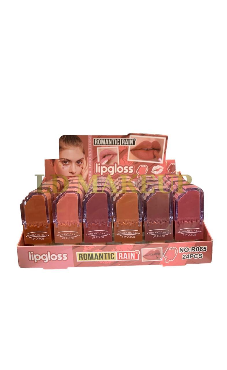 Labiales líquidos mate heladitos Romantic Rain POR MAYOR