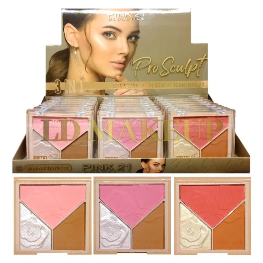 Paletas de rostro pro sculpt Pink 21