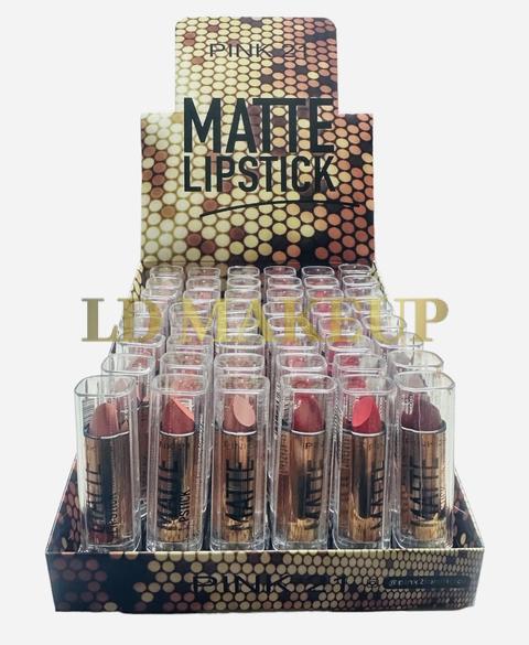 Labiales en barra mate lipstick Pink 21 POR MAYOR