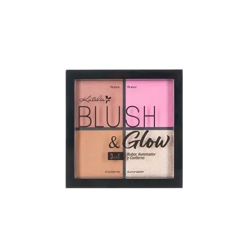 Paletas de rostro blush and glow Katalia POR MAYOR