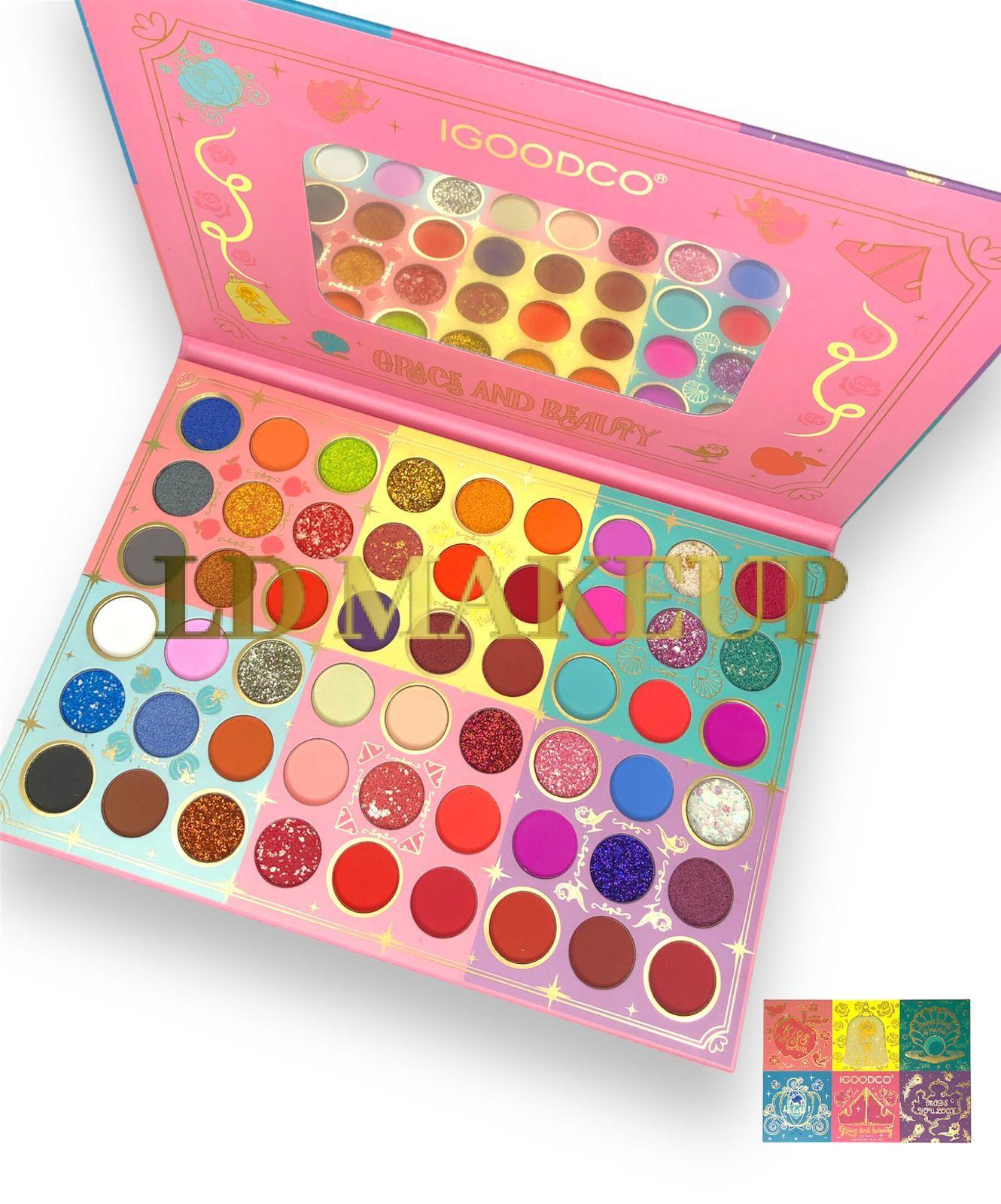 Paletas de sombras princesas disney Igoodco POR MAYOR
