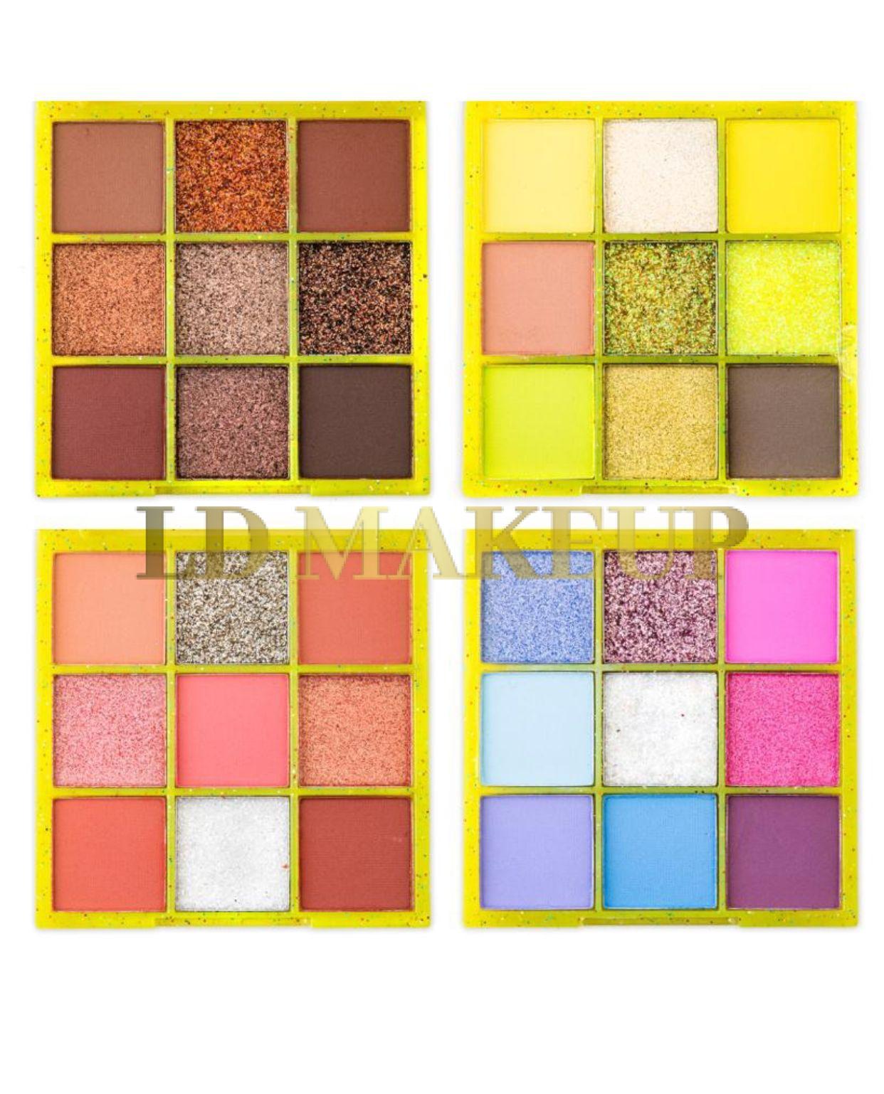 Paletas de sombras glitter Dapop