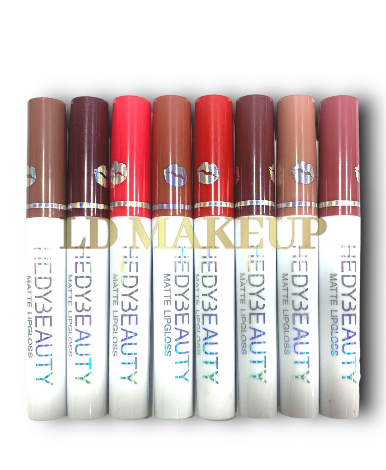 Labiales liquidos mate Hedy Beauty