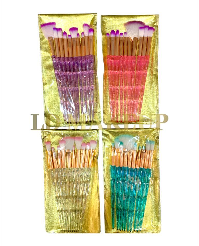Sets de brochas diamante x10 POR MAYOR