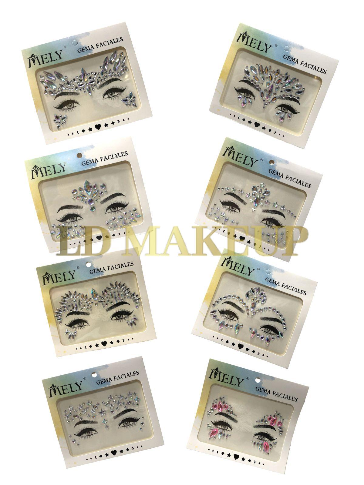 Gemas autoadhesivas para el rostro Mely POR MAYOR