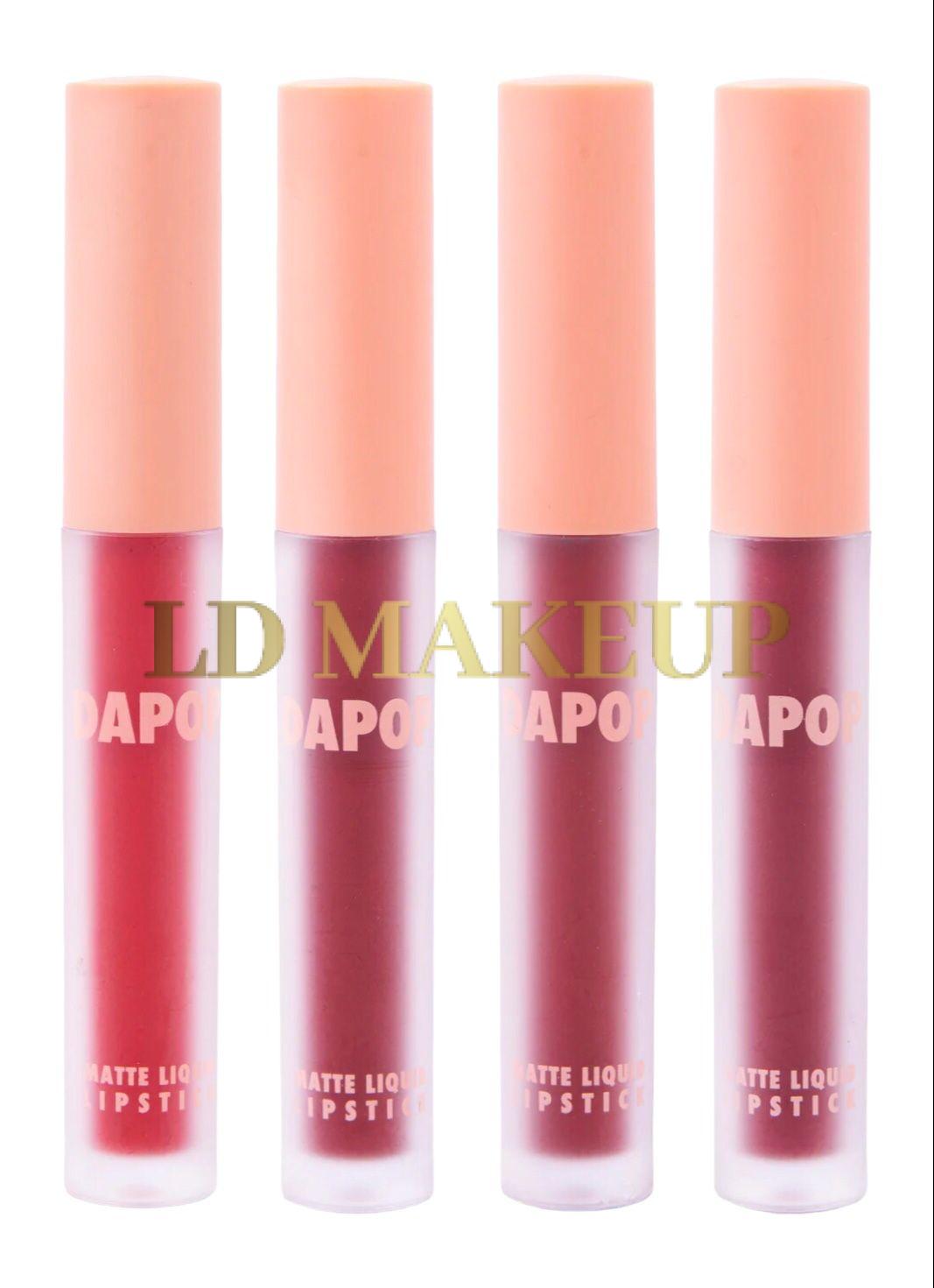 Labiales liquidos mate rojos Dapop